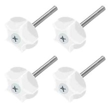 6 X  Strong  Headboard Bolts With fitted Plastic Washer For Any Divan bed base