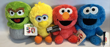 New Sesame Street 50 Years Plush Lot Big Bird Oscar Elmo Cookie Monster