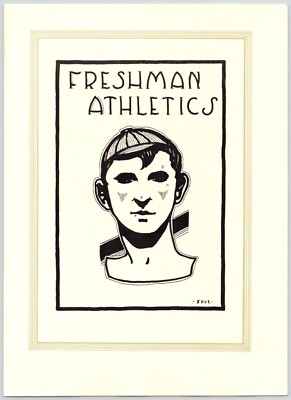 1926 Cornell University Cornellian Freshman Athletics Section illustration