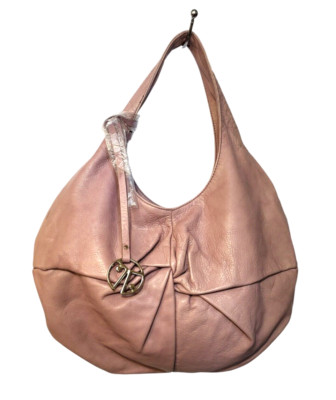 NWT COCCINELLE Large Purple LILAC LEATHER HOBO Shoulder Handbag + BAG CHARM NWT!