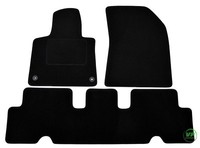 Velour FußMatten Autotepiche FüR Citroen C4 Picasso 2 2013-2019 3-Tlg