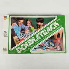 Vintage Doubletrack Board Game Milton Bradley 1981 100% Complete