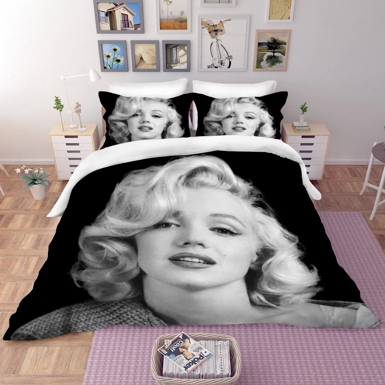 3D Marilyn Monroe Bedding Set