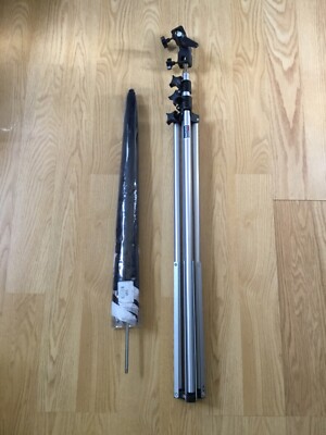 Manfrotto 3086 Professional 8ft Light Stand Tripod + Swivel Head + 42in Softbox!