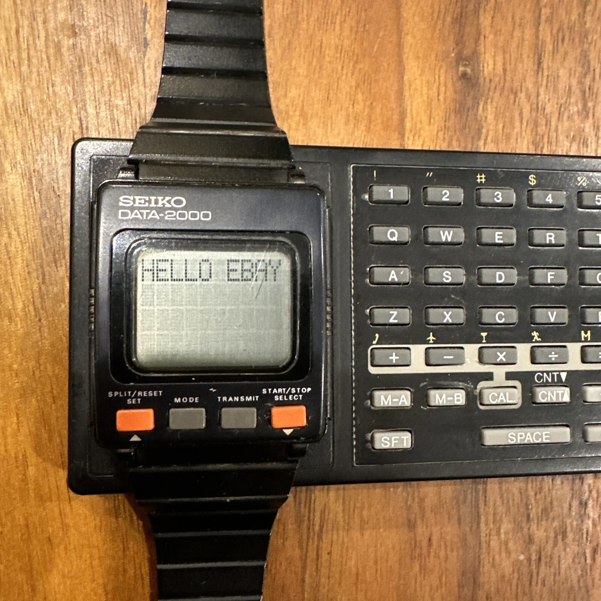 WORKING RETRO VINTAGE 1983 Seiko Data 2000 SmartWatch With