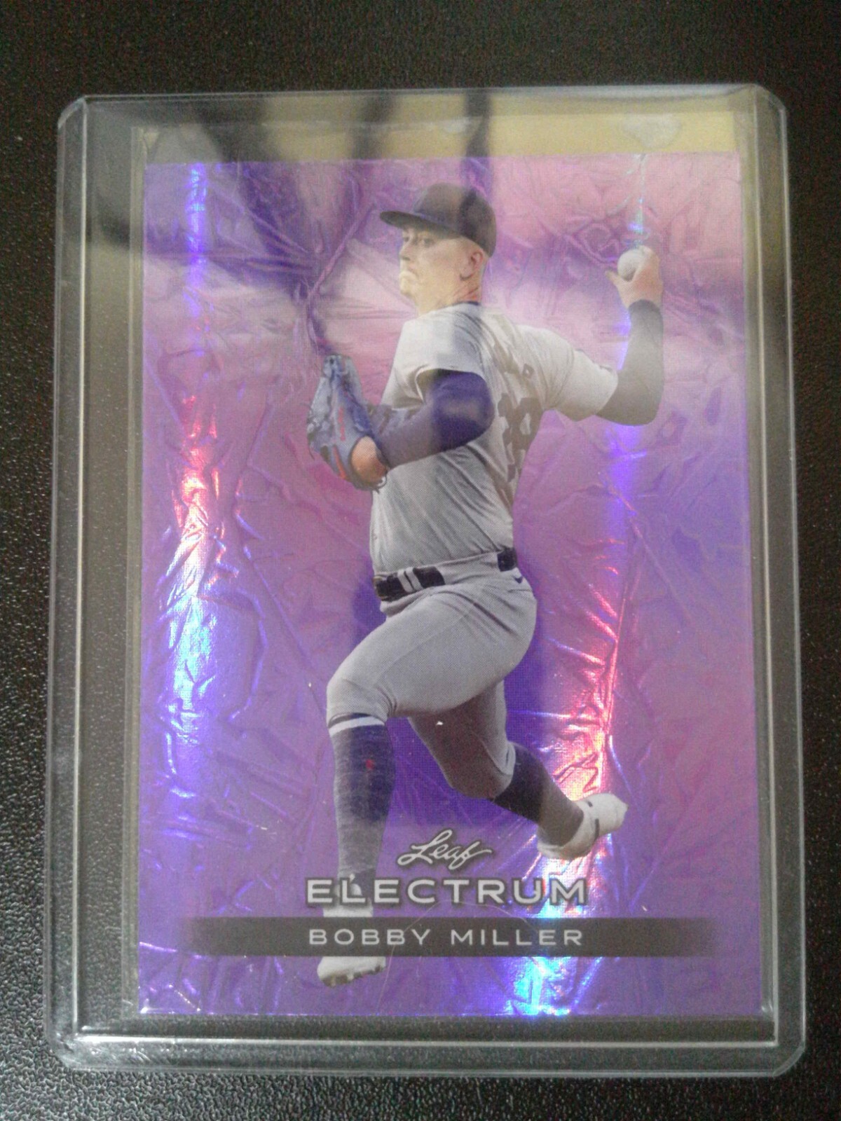 2024 LEAF ELECTRUM BOBBY MILLER PURPLE 23/49 #7
