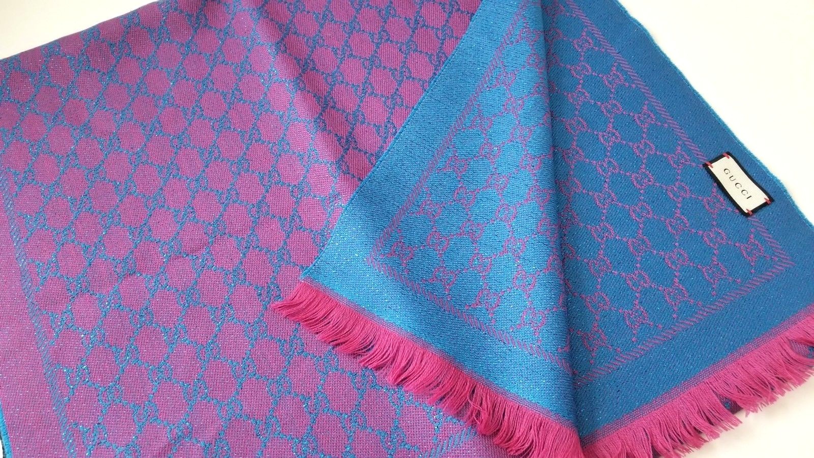 gucci metallic scarf