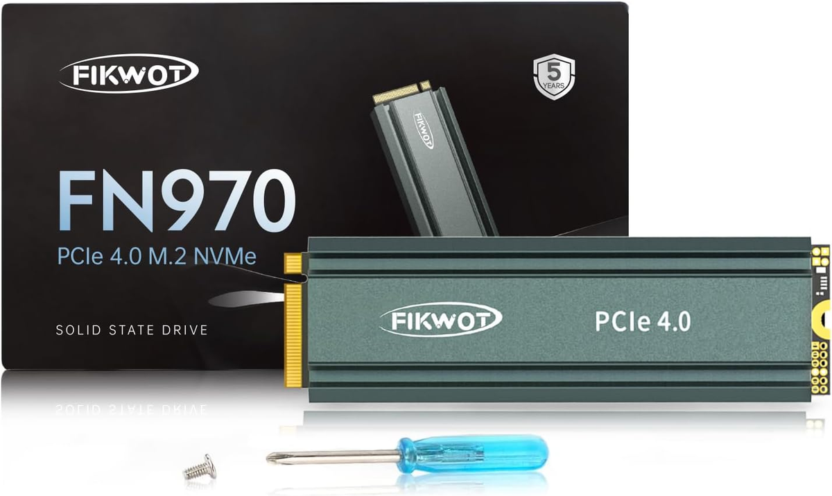FIKWOT FN970 4TB PCIe 4.0 M.2 NVMe SSD Fikwot FN960 4TB PCIe