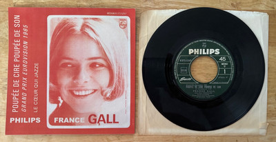 45 7'' FRENCH SP JUKEBOX FRANCE GALL POUPEE DE CIRE POUPEE DE SON