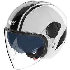 Nolan N20-2 Dolce Vita Open Face Motorcycle Helmet - White / Black