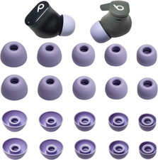 Silicone Ear Tips for Beats Earbuds  Replacement Tips for Beats Fit Pro/Studio