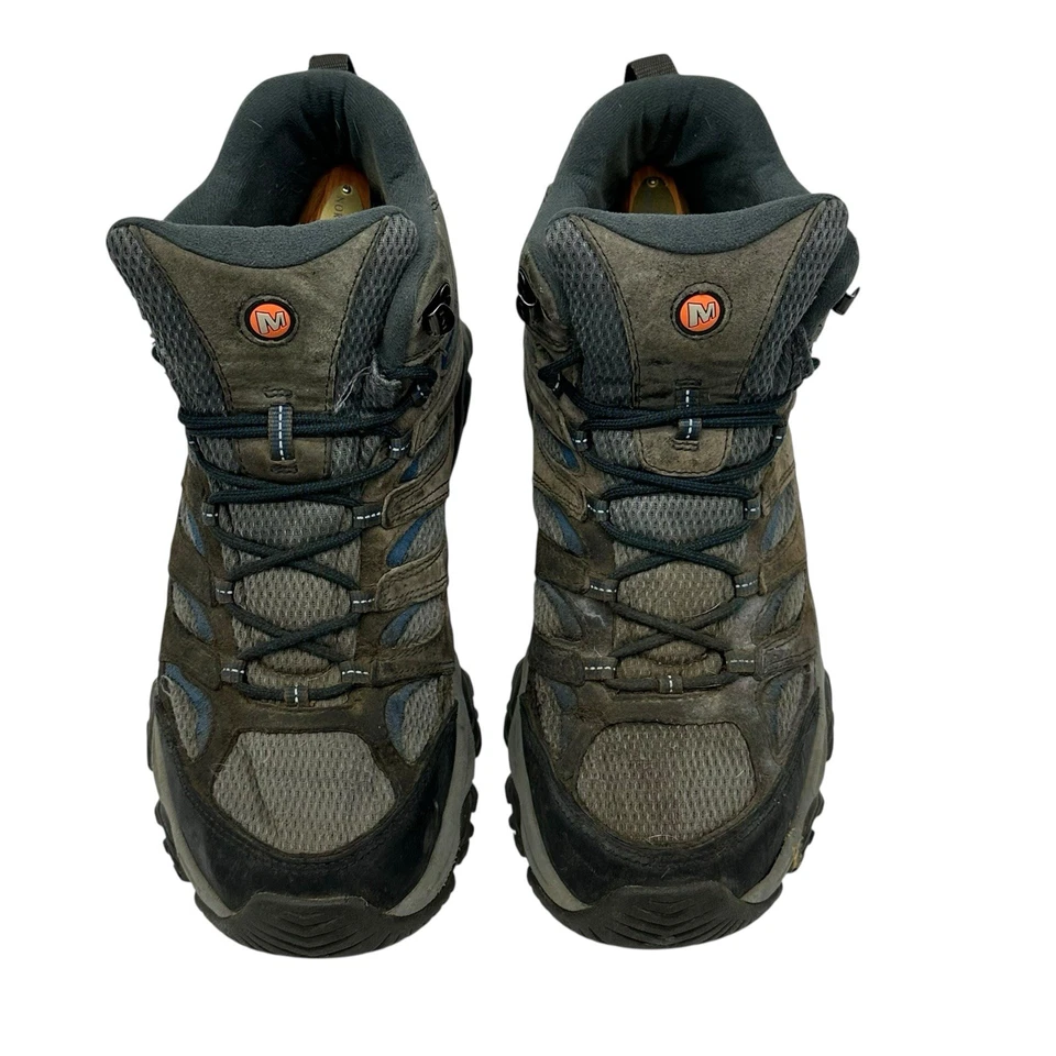 Merrell Moab 3 Mid Hiking Boots J035865W Mens Size 13W 13 Wide Granite Gray Blue - Image 4 of 4