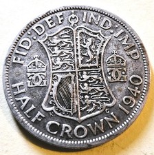 1940 King George VI Half-Crown Coin In High Grade - Great Britain - Collectable