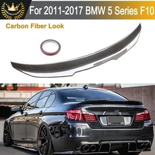 Rear Trunk Spoiler Wing For 2011-2017 BMW 5 Series F10 & M5 Carbon Fiber Style