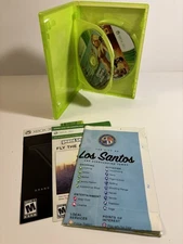 Xbox 360 Grand Theft Auto V 5 Complete CIB + Map Cover Art Damage