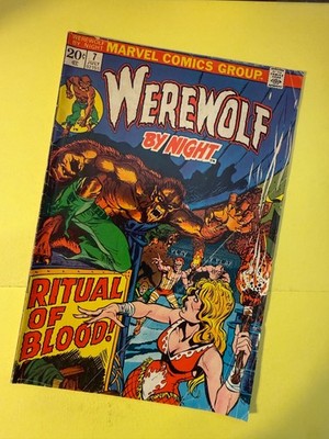 Werewolf by Night #7 Low Grade Len Wein Mike Ploog Marvel Comics Horror 1973
