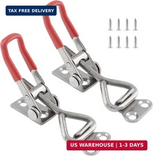 2Pcs Adjustable Toggle Latch Clamp 4001 Style, 304 Stainless Steel Quick Release