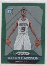2015-16 Panini Prizm Rookies Green Prizm Aaron Harrison #319 h6d