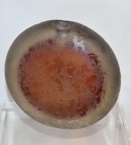 MID CENTURY ALFRED BARBINI Scarvo Murano CORROSO Sommerso RARE VASE