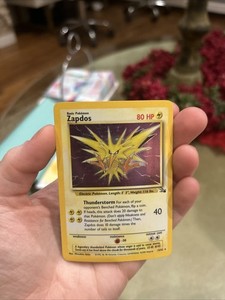 1995 zapdos pokemon card value Amazon.com: Pokémon Zapdos - Fossil main image 1