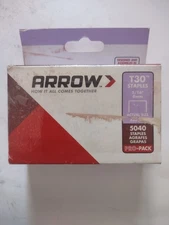 Arrow Fastener T30 Staples 5/16" #305IP 5040 pack