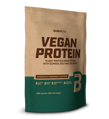 BioTech Vegan Protein 500g Chocolate Cinnamon