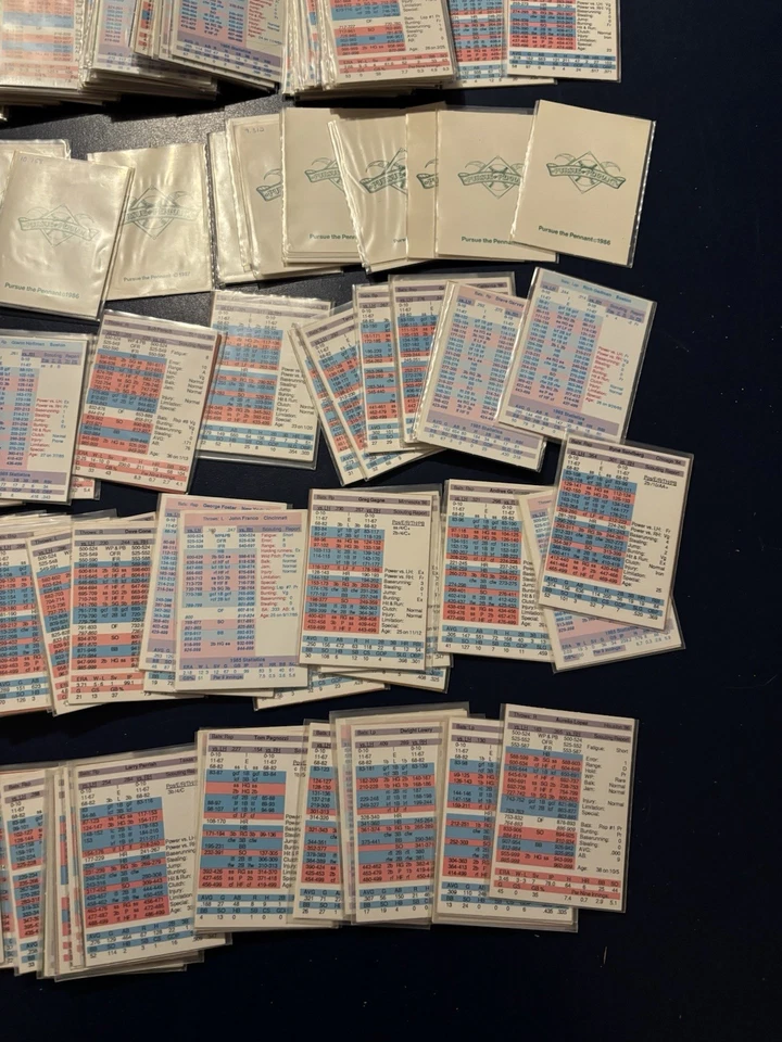 Pursue the Pennant/Dynasty League (500+) Card Lot 1986, 1987 (read) - Image 4 of 4