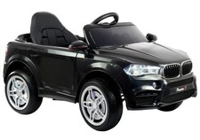 Bambini Auto Elettrica 2x45W Eva Ruote Similpelle LED Telecomando MP3 USB Nero