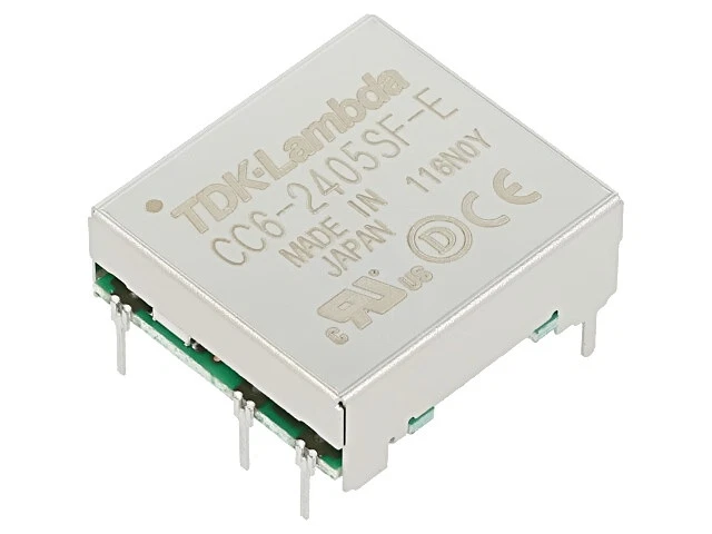 CC6-2405SF-E Wandler: DC/DC 6W UEing: 24VDC UAusg: 5VDC IAusg: 1,2A DIP7 THT TDK - Bild 1 von 1