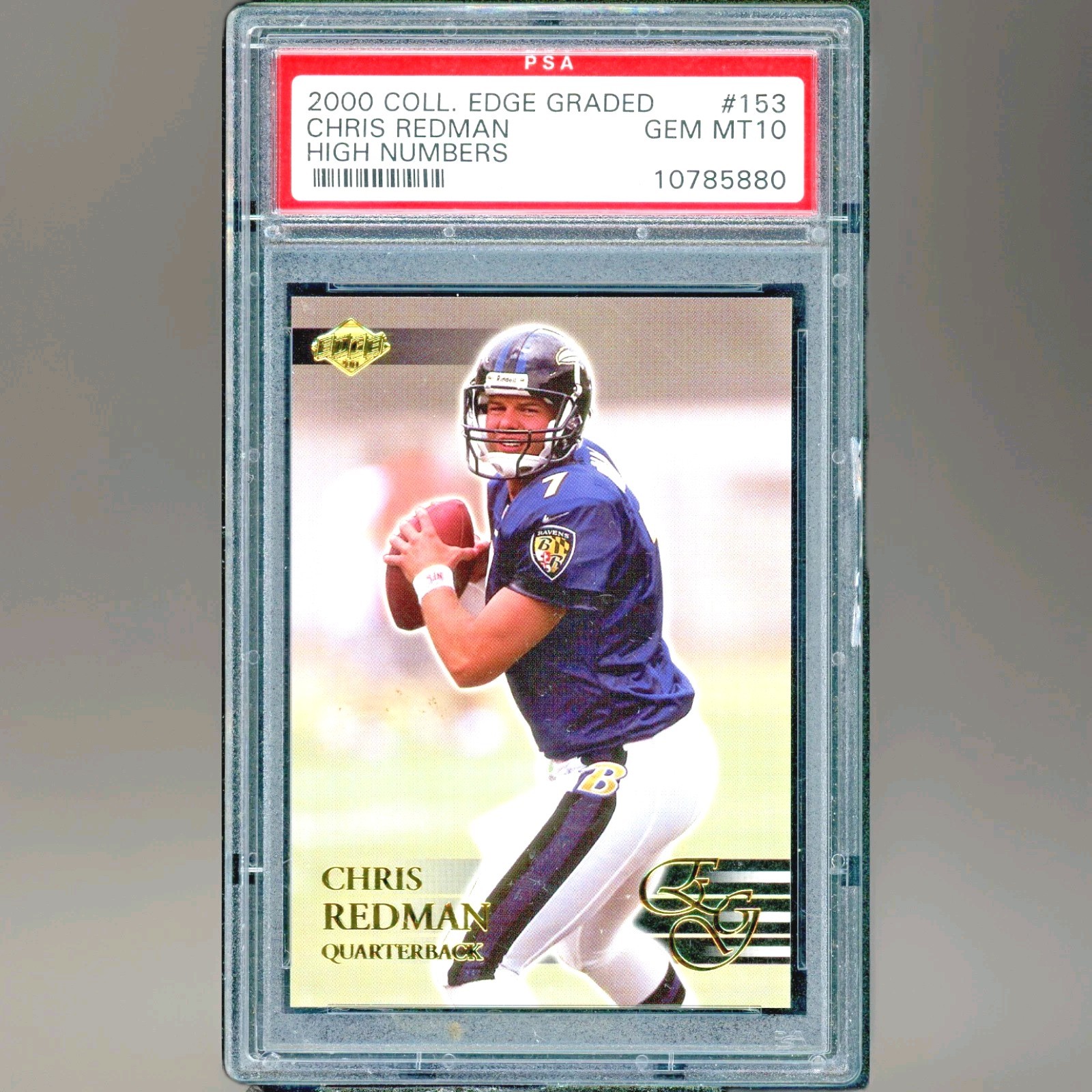 Chris Redman Collector's Edge Graded #153 High Numbers