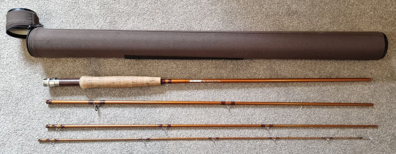 SAGE FLi 690-4 6# 9ft 4pc Fly Fishing Rod in excellent condition