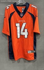 Nike Men's NFL Denver Broncos Courtland Sutton #14 Jersey Orange Sz L