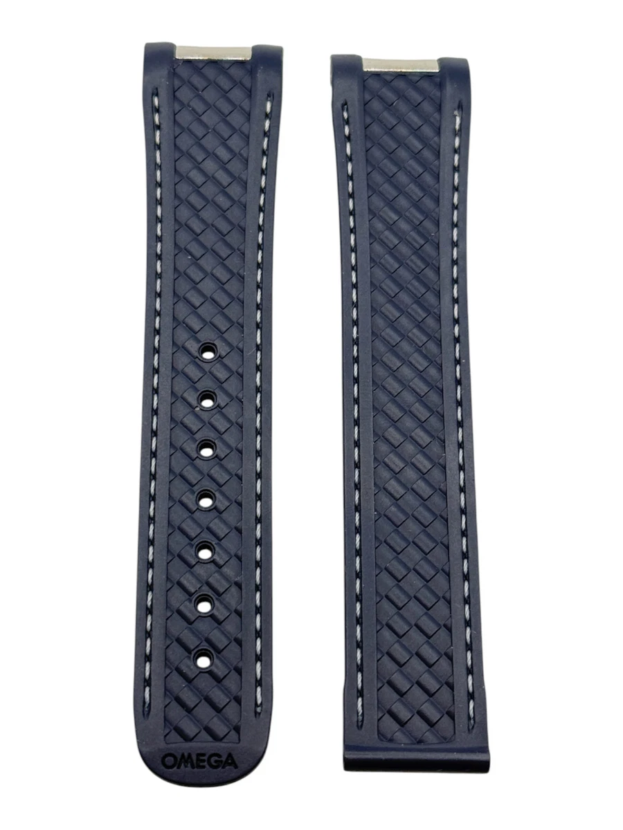 OMEGA Two-Piece Strap Blue Wristwatch Bands | eBay