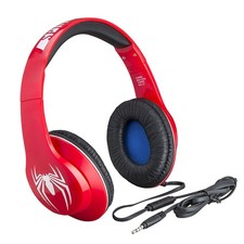 Spiderman Kids Headphones with Microphone, Adjustable Headband, Stereo Sound,...