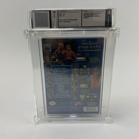 WWF WrestleMania: Steel Cage Challenge NES Factory Sealed Wata Graded 8.5 B