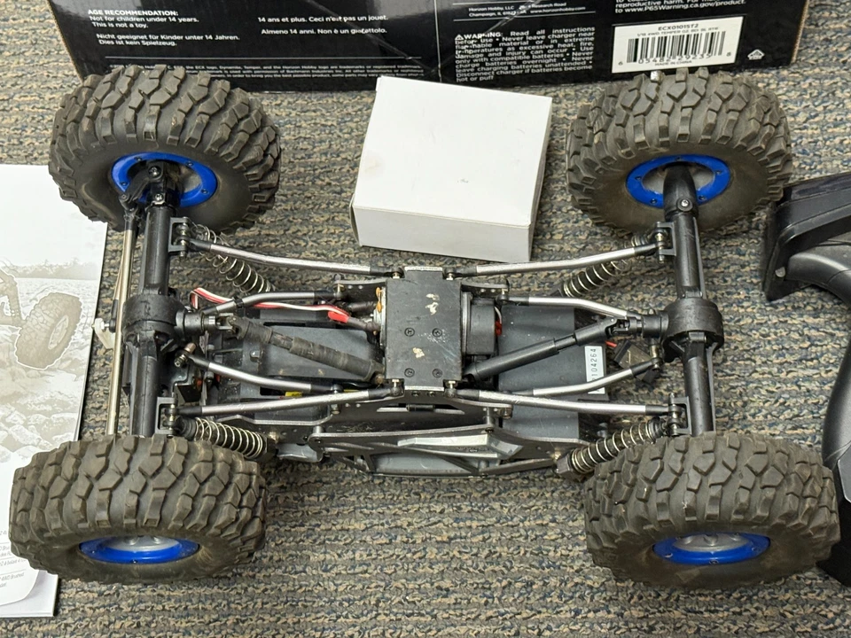 Excelente ECX 1/18 4x4 Temper Gen 2 cepillado: azul RTR listo para funcionar ECX01015T2 Foto 2 de 3