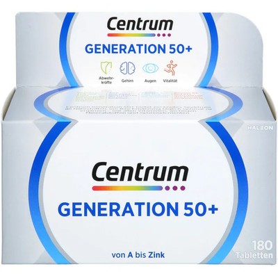 CENTRUM Generation 50+ Tabletten 180 St. PZN 14170556