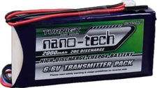 Turnigy nano-tech 2000mAh 2S 20C LiFePO4 Transmitter 6.6V Battery Pack