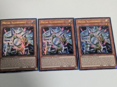 3x Ultra Rare Metal Illusionist Yugioh! Mega Pack