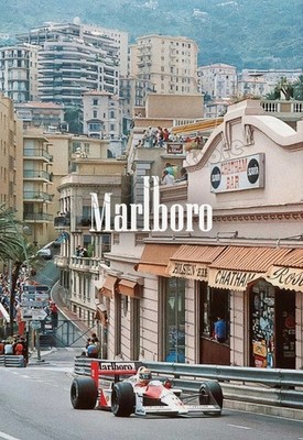 Ayrton Senna F1 McLaren Poster Monaco Formel 1 Druck Wandkunst Bild Dekoration
