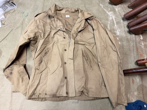 WWII US ARMY INFANTRY M1941 M41 SUMMER COMBAT FIELD JACKET-LARGE/XLARGE 46R