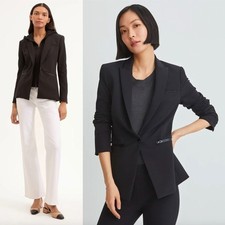 Veronica Beard Iconic Scuba Dickey Jacket Black Women's 6