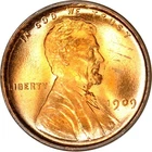 1909 VDB 1C Lincoln Wheat Cent Gem UNC RB K19376
