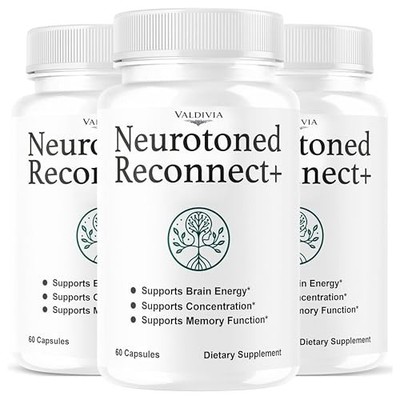 Neurotoned Reconnect Plus Nerve Support Supplement Capsules 3 Pack 180Ct