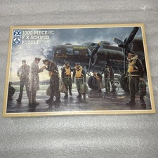 FX Schmid 'Coming Home: England 1943' WW2 Puzzle 1000 Piece 1992 Complete