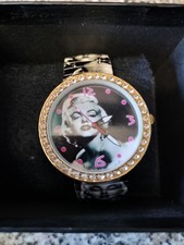 Marilyn Munroe  quartz wrist watch elasticated wrist strap