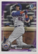 2017 Bowman Chrome Purple Refractor 160/250 Yoenis Cespedes #36 0l2
