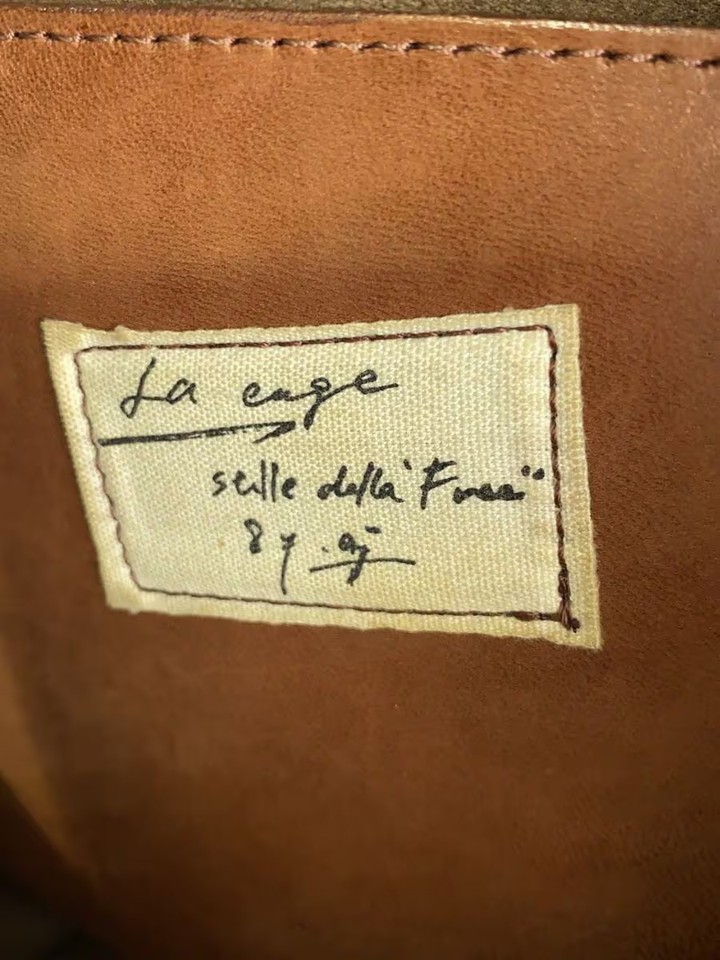 Other Brands LA CAGE Tote Bag Leather BRW Plain eBay UK