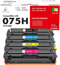 075H Toner Cartridge for Canon Color imageCLASS LBP646Cdw LBP647Cdw MF665Cdw