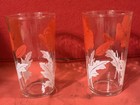 Vintage Swanky Swig Set Of 2 Of The Same Flower Design 4.5” Tall Juice Glasses. — photo 4